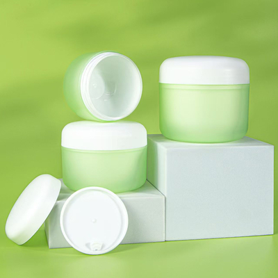 Vaso in plastica PP per crema 50g 100g 200g Packaging cosmetico personalizzabile