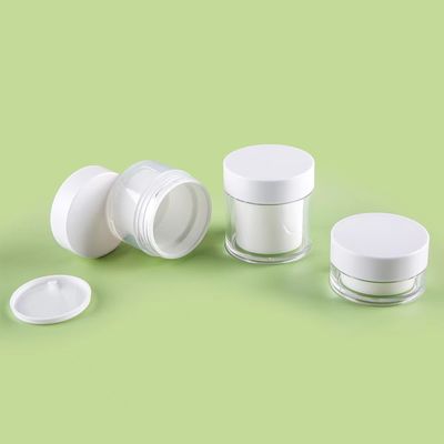 AS PP Vaso per Crema a Doppia Parete 30g 50g Personalizzabile