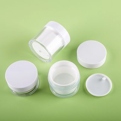 AS PP Vaso per Crema a Doppia Parete 30g 50g Personalizzabile