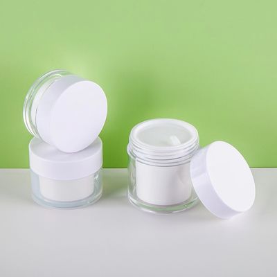 AS PP Vaso per Crema a Doppia Parete 30g 50g Personalizzabile