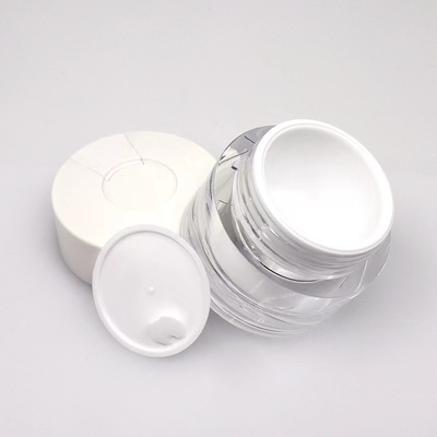 30g 50g Acrylic Cream Jar con cucchiaio per cosmetici