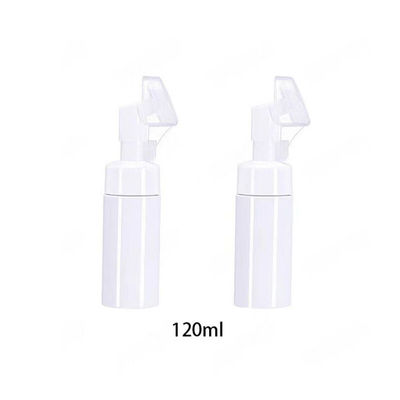 Flacone in plastica da 100ML 150ML 200ML con pompa a schiuma e pennello in silicone per packaging cosmetico personalizzato