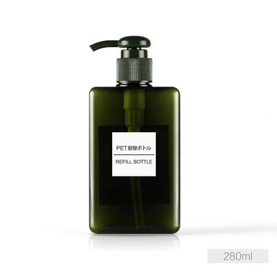 Flacone Lozione PETG Quadrato all'Ingrosso con Testina a Pompa per Prodotti Cosmetici - MOQ 10000 pezzi