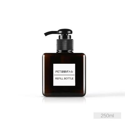 Flacone Lozione PETG Quadrato all'Ingrosso con Testina a Pompa per Prodotti Cosmetici - MOQ 10000 pezzi