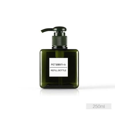 Flacone Lozione PETG Quadrato all'Ingrosso con Testina a Pompa per Prodotti Cosmetici - MOQ 10000 pezzi