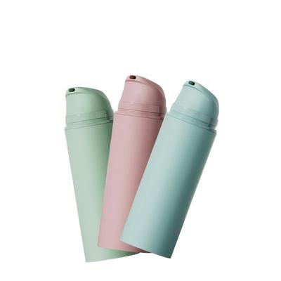 Nuovo stile di flacone con pompa airless in plastica PP con stampa personalizzata e pompa a vuoto