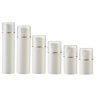 Bottiglia di pompa senza aria in PP a colori personalizzati con pompa a vuoto per l'evacuazione al 100% e design leggero e durevole