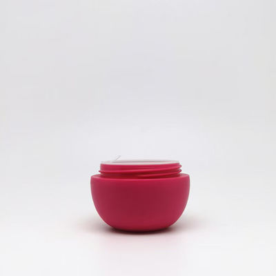 Vaso di crema di plastica sferica da 25 g con design ergonomico per un uso facile nella cura della pelle