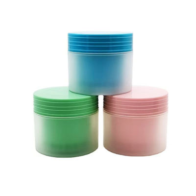 Vaso rotondo per crema in plastica PP a doppio strato opaco da 80 g con colore personalizzato e tempi di consegna di 20 giorni