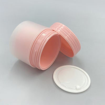 Vaso rotondo per crema in plastica PP a doppio strato opaco da 80 g con colore personalizzato e tempi di consegna di 20 giorni