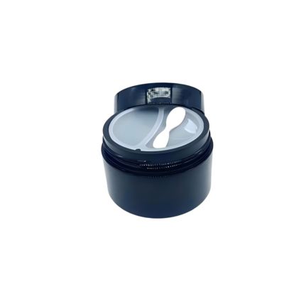 50+50g Matt PP Plastic Cream Jar con cucchiaio e doppia conchiglia per imballaggi cosmetici con tempo di consegna di 20 giorni
