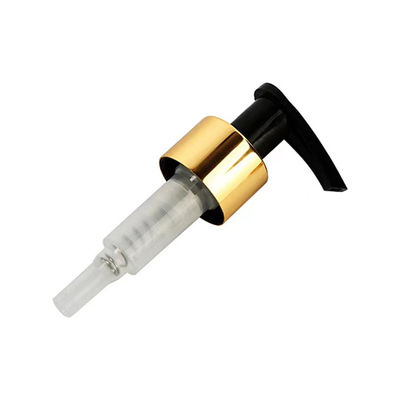 24/410 28/410 Pompa Cosmetica in Alluminio Oro Dispenser Emulsione in Plastica per Bottiglia di Lavaggio Mani Pompa Lozione Ricaricabile per Bagnoschiuma