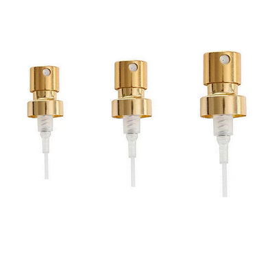 Pompa spray a nebulizzazione fine in alluminio elettroplaccato da 15MM 20MM con controllo preciso del dosaggio per la cura personale