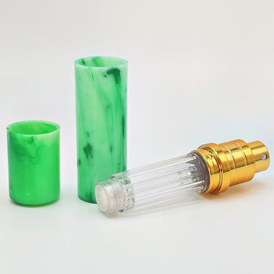 Superficie di marmo elegante ABS 5ml Bottiglia di profumo con fondo a spruzzo Riempimento Molto popolare Supporto di vendita Personalizzazione