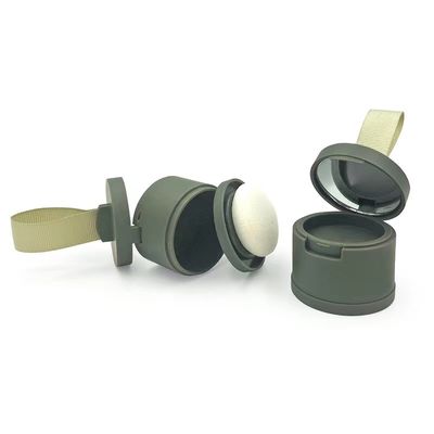 Cassa in polvere in materiale ABS di dimensioni 4G con rifinitura del capello a colori personalizzati e specchio incluso