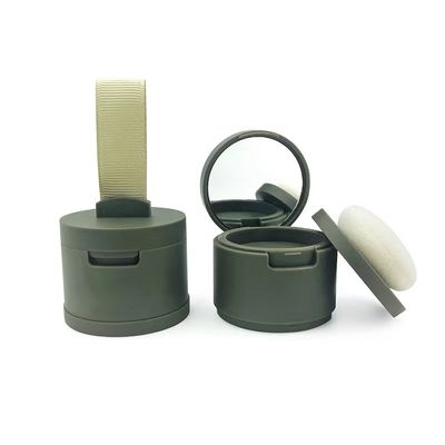 Cassa in polvere in materiale ABS di dimensioni 4G con rifinitura del capello a colori personalizzati e specchio incluso