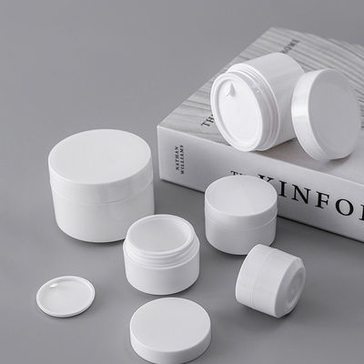 5g 10g 15g 30g 50g Doppia parete PP Plastica ricaricabile per la cura personale Bottiglia di crema cosmetica con serigrafia