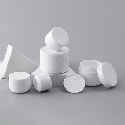 5g 10g 15g 30g 50g Doppia parete PP Plastica ricaricabile per la cura personale Bottiglia di crema cosmetica con serigrafia