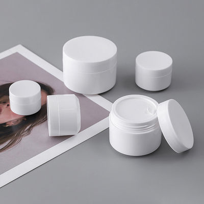 5g 10g 15g 30g 50g Doppia parete PP Plastica ricaricabile per la cura personale Bottiglia di crema cosmetica con serigrafia