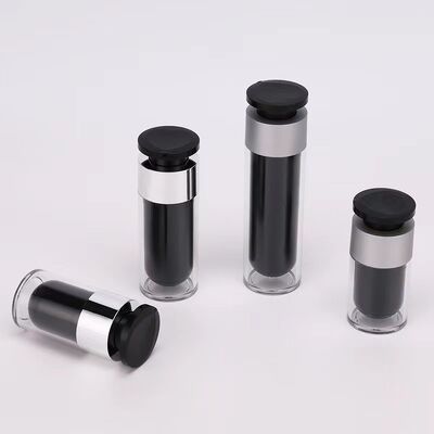 Heart-inner Shape Acrylic Airless Cosmetic Bottle with High-ended Quality for Skincare Customizable in 15ml 30ml 50ml