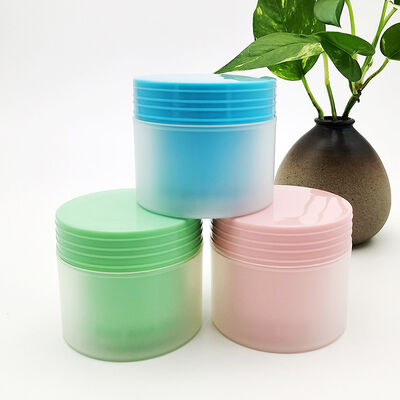 Wholesale 80g PP Matte Color Double Shell Cream Jar for Premium Cosmetic Packaging