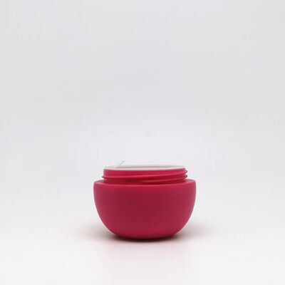 Vaso di crema in plastica di forma sferica nei formati 5g 25g 50g 80g con stampa personalizzata per il packaging della cura della pelle