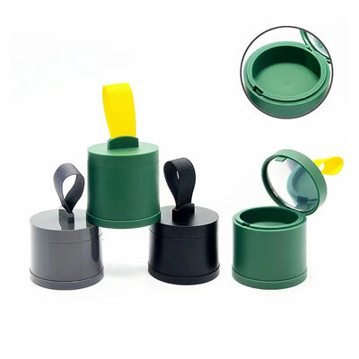 Wholesales 4G Plastic  ABS Powder Case with Mirror and Sponge Puff for Headline Powder /Concealer