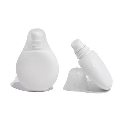 15g PE Plastic Squeeze Type Screw Cap Cosmetic Bottle for Lip Care - FDA Approved Lip Mask Jar