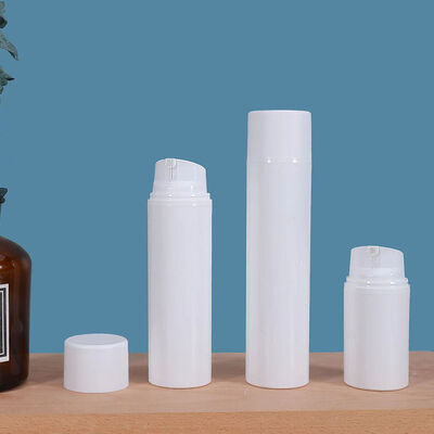 30 ml 50 ml 80 ml 100 ml 120 ml 150 ml Bottiglia di pompa senza aria resistente alle perdite di plastica PP per prodotti per la cura della pelle