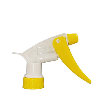 Spruzzatore di trigger in plastica resistente con dimensioni di chiusura 28/400 e 28/410 in colori personalizzabili per applicazioni chimiche