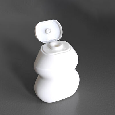 Tappo Flip Top Ricaricabile da 40/60ML in HDPE per Crema Solare e Uso Cosmetico