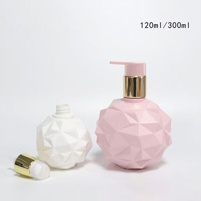 120/300ML Diamond-Cut Cosmetic Sprayer Bottle with Food-Grade Plastic for Skin Care Lotion Container