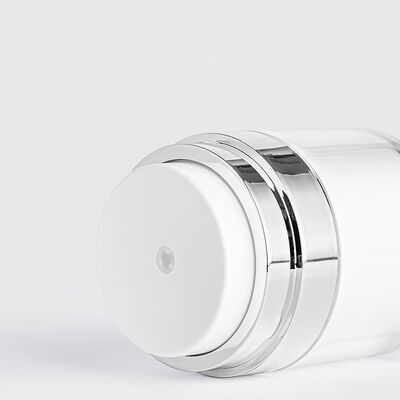 30g 50g 100g PP PS Plastic Airless Cream Jar con pompa senza aria e logo personalizzato
