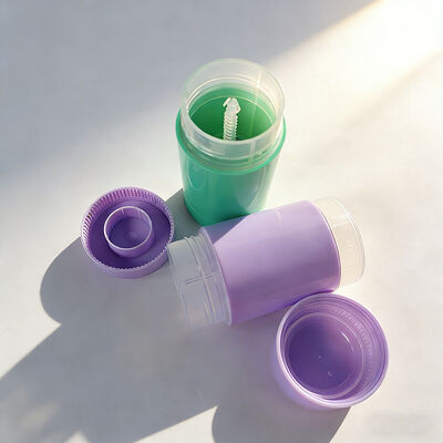 Tubi vuoti per deodoranti all'ingrosso da 30g 50g 75g 100g in PP di grado cosmetico con stampa serigrafica personalizzata