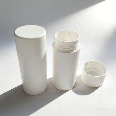 Tubi vuoti per deodoranti all'ingrosso da 30g 50g 75g 100g in PP di grado cosmetico con stampa serigrafica personalizzata