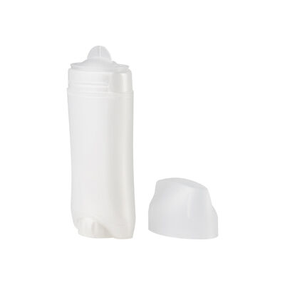 Contenitore vuoto per deodorante in PP per uso alimentare da 45g 75g con design a torsione