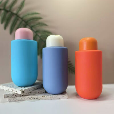 60/100/150/200/250/300/350/400ML Disco Top Cap HDPE Bottiglia Conditioner Lozione Contenitore per la cura della pelle