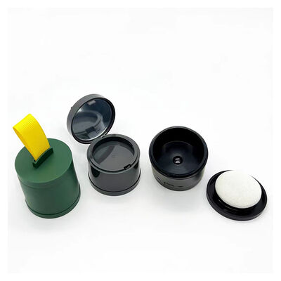 4g Capacity ABS Cosmetic Container with Powder Puff and Built-in Mirror for Hairline Powder