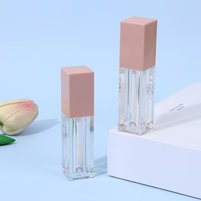 Forma quadrata 7ml Colorato Personalizzabile Gloss delle labbra tubo Gloss delle labbra vuoto Contenitore per il rossetto liquido