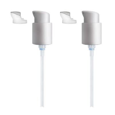 Pompa per la distribuzione di crema in plastica da 18 mm, 20 mm e 24 mm a mezza cuffia - Pompa cosmetica a prova di perdite per uso domestico e salone