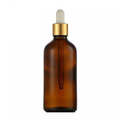 Bottiglia di olio essenziale in vetro YB personalizzata all'ingrosso con contagocce in plastica e stampa serigrafica in capacità da 10 ml a 100 ml