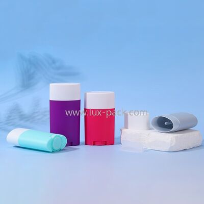 Materiale PP 35g 50g 70g Deodorante vuoto con stampa a seta e stampaggio a caldo per imballaggi personalizzati