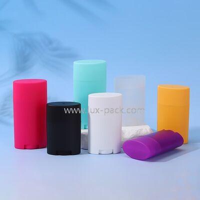 Materiale PP 35g 50g 70g Deodorante vuoto con stampa a seta e stampaggio a caldo per imballaggi personalizzati