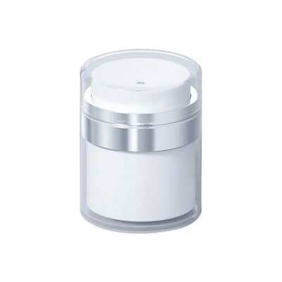 Vasetto Airless in Acrilico con Liner Interno Sostituibile da 50g – Erogazione Sottovuoto per Skincare