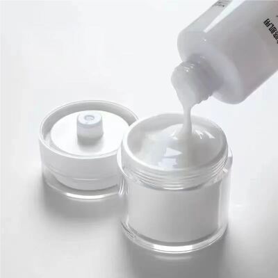 Vasetto Airless in Acrilico con Liner Interno Sostituibile da 50g – Erogazione Sottovuoto per Skincare