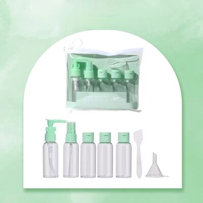 Flacone per pompa per lozione in PET da 50 ml – Formato da viaggio portatile, contenitore per la cura della pelle a tenuta stagna, colore personalizzato disponibile