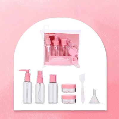 Flacone per pompa per lozione in PET da 50 ml – Formato da viaggio portatile, contenitore per la cura della pelle a tenuta stagna, colore personalizzato disponibile