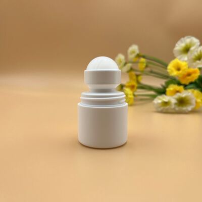 Bottiglia a rulli in PP di qualità alimentare per uso al dettaglio da 30 ml a 50 ml Bottiglia a rulli personalizzabile per deodorante e cura della pelle