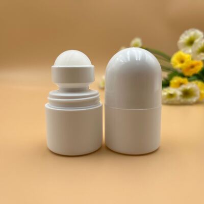 Bottiglia a rulli in PP di qualità alimentare per uso al dettaglio da 30 ml a 50 ml Bottiglia a rulli personalizzabile per deodorante e cura della pelle