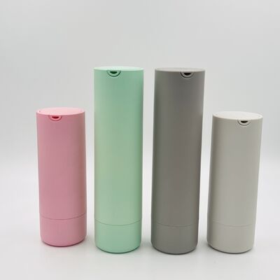 Flacone per pompa airless in plastica twist da 30 ml 50 ml all'ingrosso con pompa per lozione sottovuoto in ABS + PP e colore personalizzato